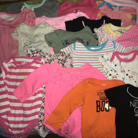 HUGE BUNDLE SET ONESIES ‼️‼️ BABYGIRL💗 - Picture 2 of 7